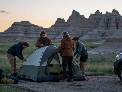 Кемпинг в национальном парке Badlands: правила, цены и сезонность Pomogator Travel