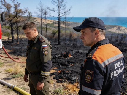 Пожар в заповеднике "Утриш" под Анапой полностью ликвидирован
