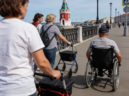В Сызрани протестировали маршрут для маломобильных туристов Pomogator Travel