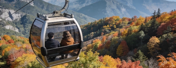 Осень в США: как увидеть листву с высоты, на поезде и с воды © pomogator.travel