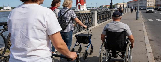 В Сызрани протестировали маршрут для маломобильных туристов Pomogator Travel © pomogator.travel